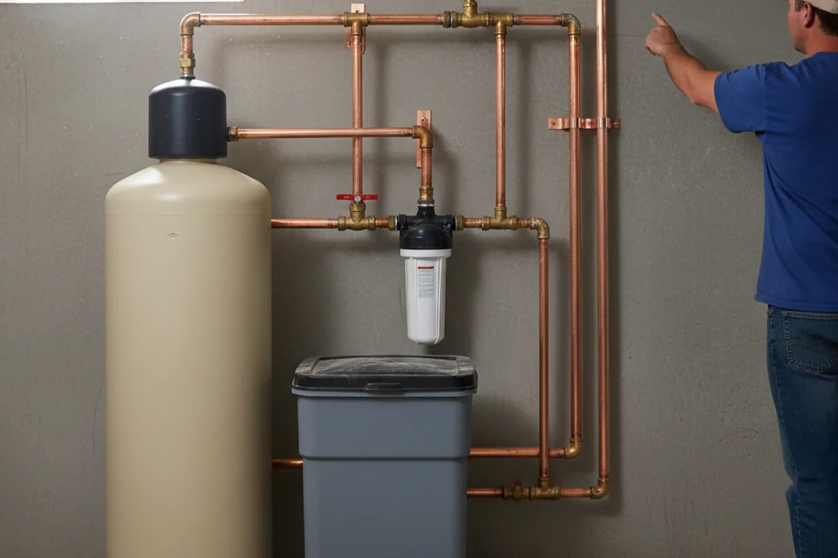 Whole-house water treatment system installed in Bon Wier
